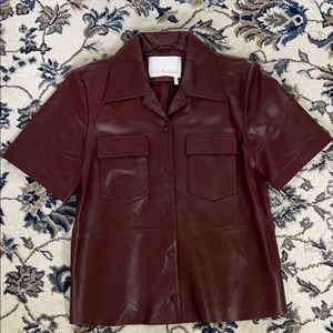 Remain by Birger Christensen Leather Shirt